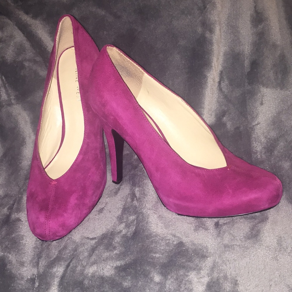 Fuchsia Nine West heels 👠